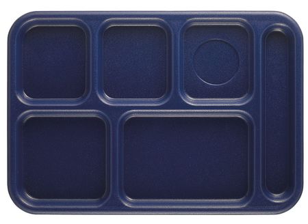 Tray,w/ Compartments,10x14,navy Blue (1