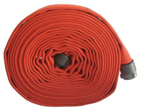 Fire Hose,50 Ft. L,orange,1-1/2" Dia. (1