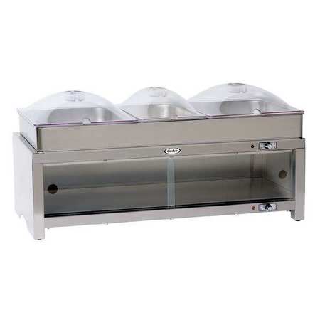 Buffet Server,w/ Warming Cabinet,3 Pans