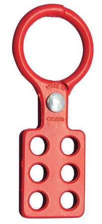 Lockout Hasp,standard,6 Lock,4-1/2 In. L