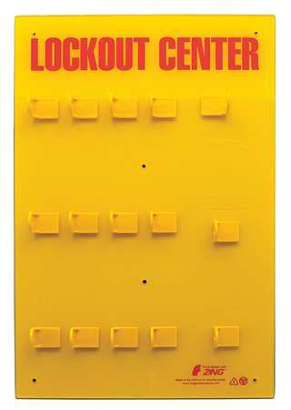 Lockout Board,unfilled,23-1/2 In H (1 Un