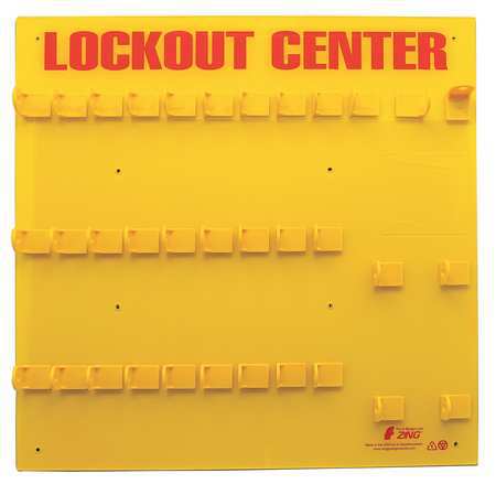 Lockout Board,unfilled,23-1/2 In W (1 Un