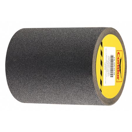 Anti-slip Tape,30ft. L,black,6"w,46 Grit