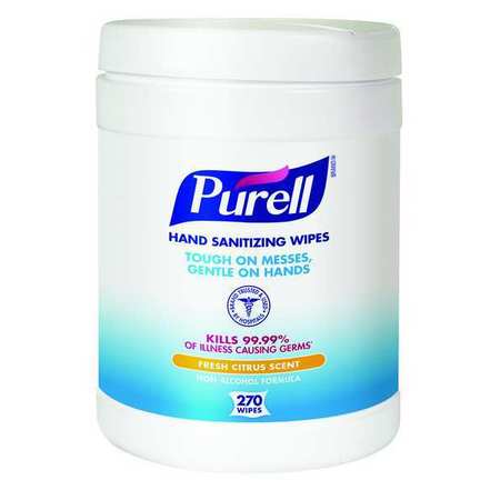 Sanitizer Wipes,bucket,6 X 6-3/4" (1 Uni