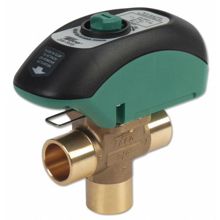 Zone Valve,3 Way,open System,1/2 In Npt