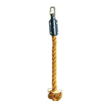 Climbing Rope W Turks Head Knot, 24 Ft (