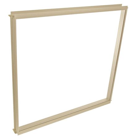 Window,40-3/4h,41-1/8w,frame Beige,glass