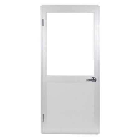 Door Leaf And Frame,lever Lockset, White