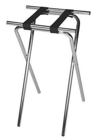 Deluxe Steel Tray Stand, Chrome,pk6 (1 U