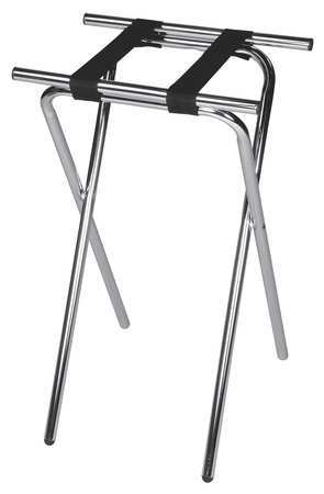 Tall Steel Tray Stand, Chrome (1 Units I