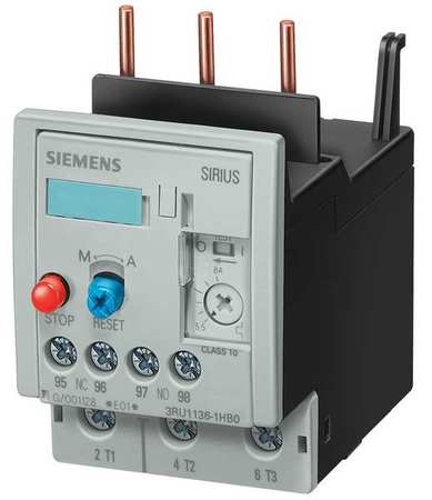 Ovrload Relay,14 To 20a,class 10,thermal