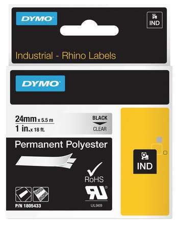 Label Tape Cartridge,18 Ft. L,1