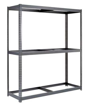 Boltless Shelving,starter,60" H,gray (1