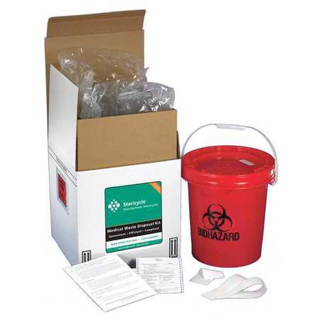 Reg Med Waste Mailback System,5 Gal (1 U