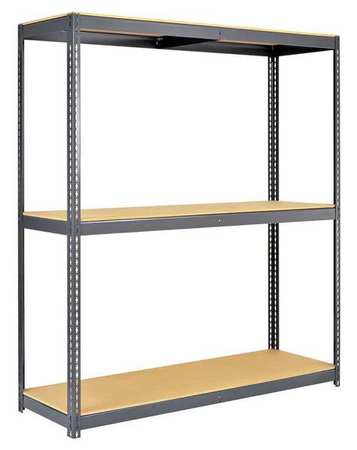 Boltless Shelving,starter,84" H,gray (8