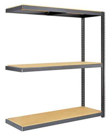 Boltless Shelving,add-on,84" H,gray (1 U