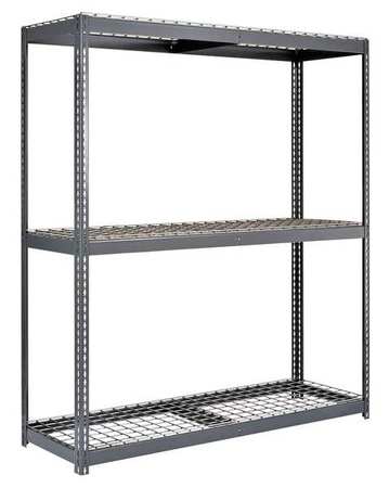 Boltless Shelving,starter,84" H,gray (1