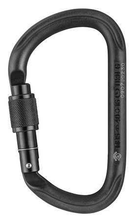 Carabiner,steel,5-1/8 In. L,screw Lock (