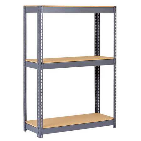 Boltless Shelving,starter,60" H,gray (1