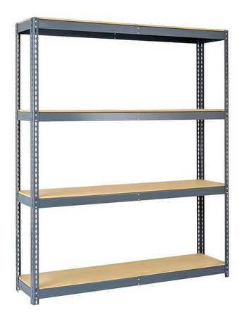 Boltless Shelving,starter,84" H,gray (1