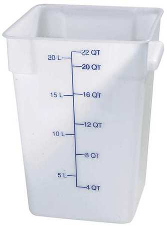 Storplus Square Container,22 Qt.,pk6 (1