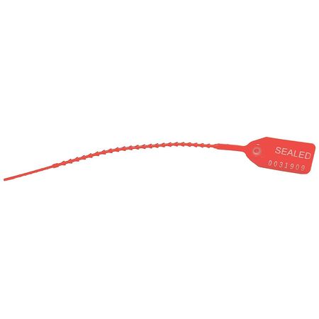 Equilock Locking Seal,red,pk100 (1 Units