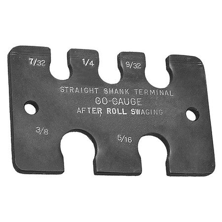 Straight Shank Terminal Gauge,7/32-3/8 (