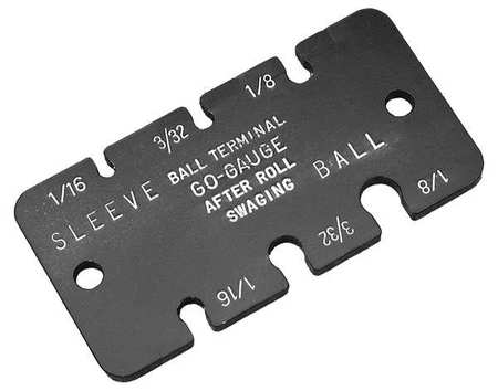 Ball Terminal Gauge,1/16 To 1/8 (1 Units