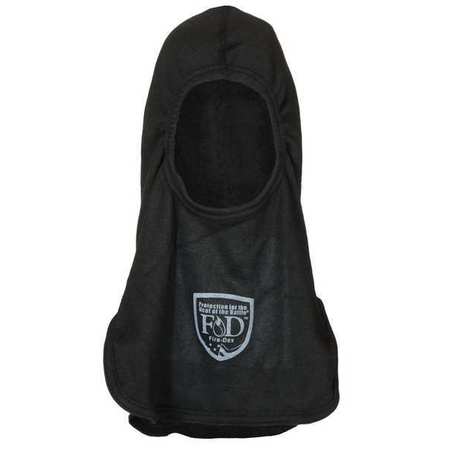 Bibbed Fire Hood,univ,15 In L,black,hrc2