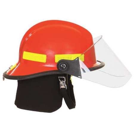 Fire Helmet,modern,white (1 Units In Ea)