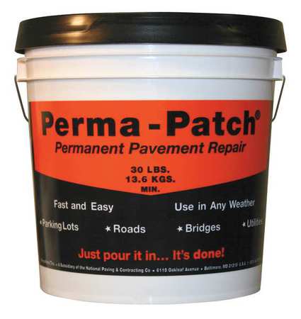 Permanent Pavement Repair,30 Lb.,pail (1