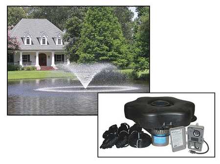 Pond Aerating Fountain System,17 In. L (