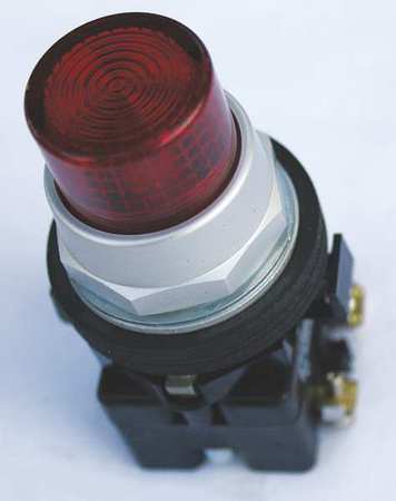 Illuminated Push Button,30mm,1no/1nc,red