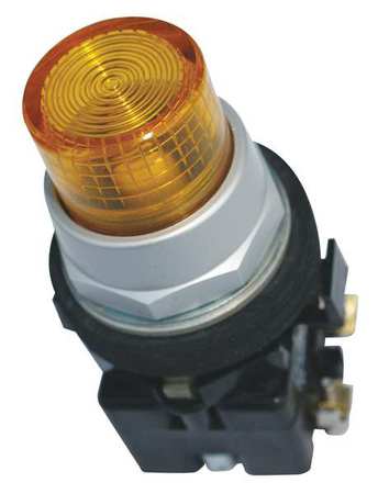 Illuminated Push Button,30mm,yellow (1 U