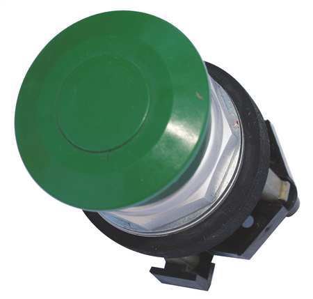 Non-illum Push Button,30mm,green (1 Unit