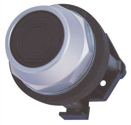 Non-illum Push Button,30mm,flush,black (