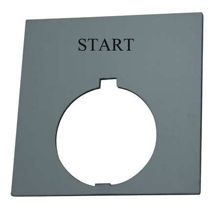 Legend Plate,square,start,black (1 Units