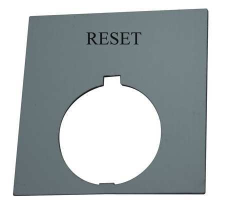 Legend Plate,square,reset,black (1 Units