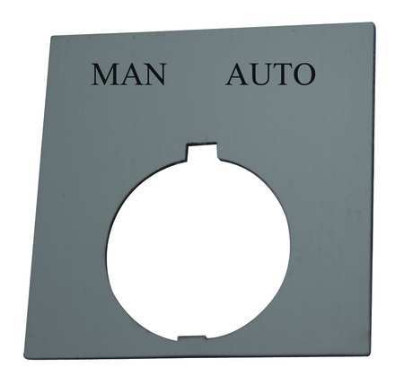 Legend Plate,square,man.auto,black (1 Un