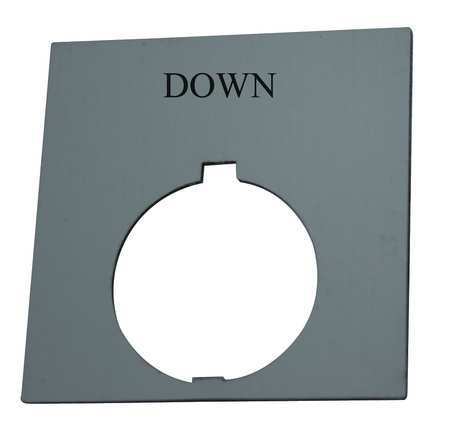 Legend Plate,square,down,black (1 Units