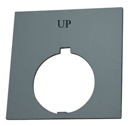 Legend Plate,square,up,black (1 Units In