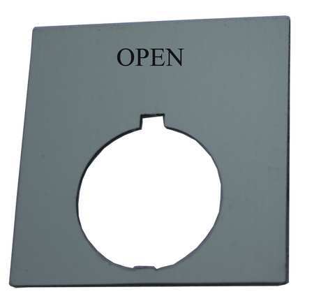 Legend Plate,square,open,black (1 Units