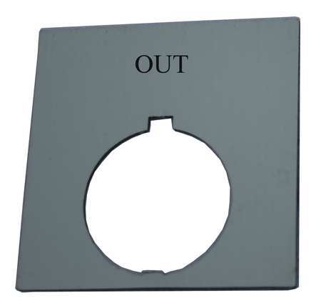 Legend Plate,square,out,black (1 Units I