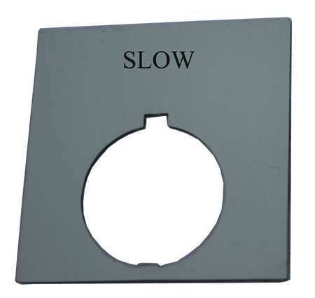 Legend Plate,square,slow,black (1 Units