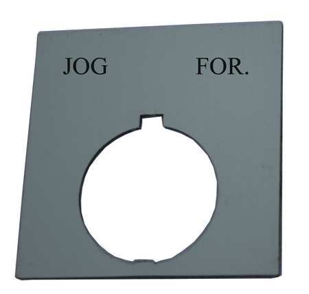 Legend Plate,square,jog-for,black (4 Uni