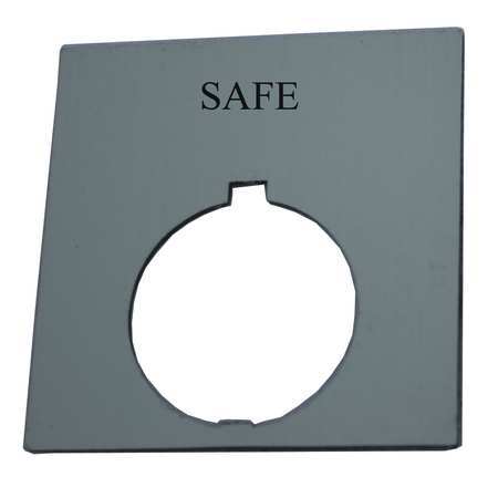 Legend Plate,square,safe,black (4 Units