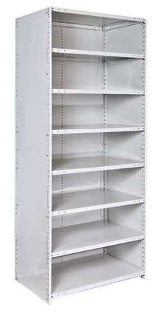 Metal Shlvng,closed,starter,87"h,8 Shelf