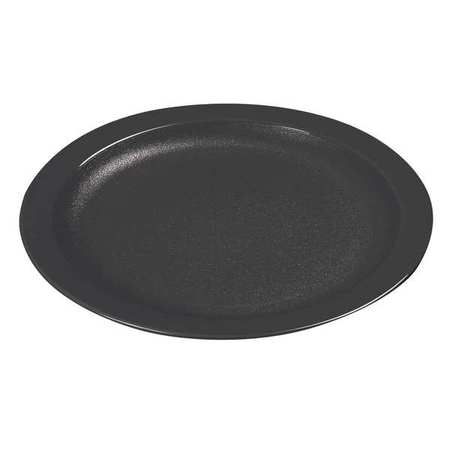 Narrow Rim Plate,9 In,black,pk48 (1 Unit