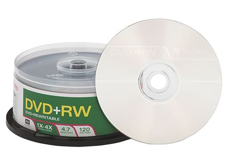 Dvd+rw Disc,4.70 Gb,120 Min,4x,pk30 (1 U