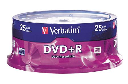 Dvd+r Disc,4.70 Gb,120 Min,16x,pk25 (1 U